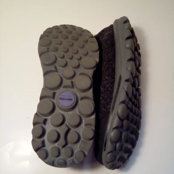 Skechers Go Walk Womens Size 6.5 Black Slip On Shoes Pre-owned No Box - Picture 9 of 15